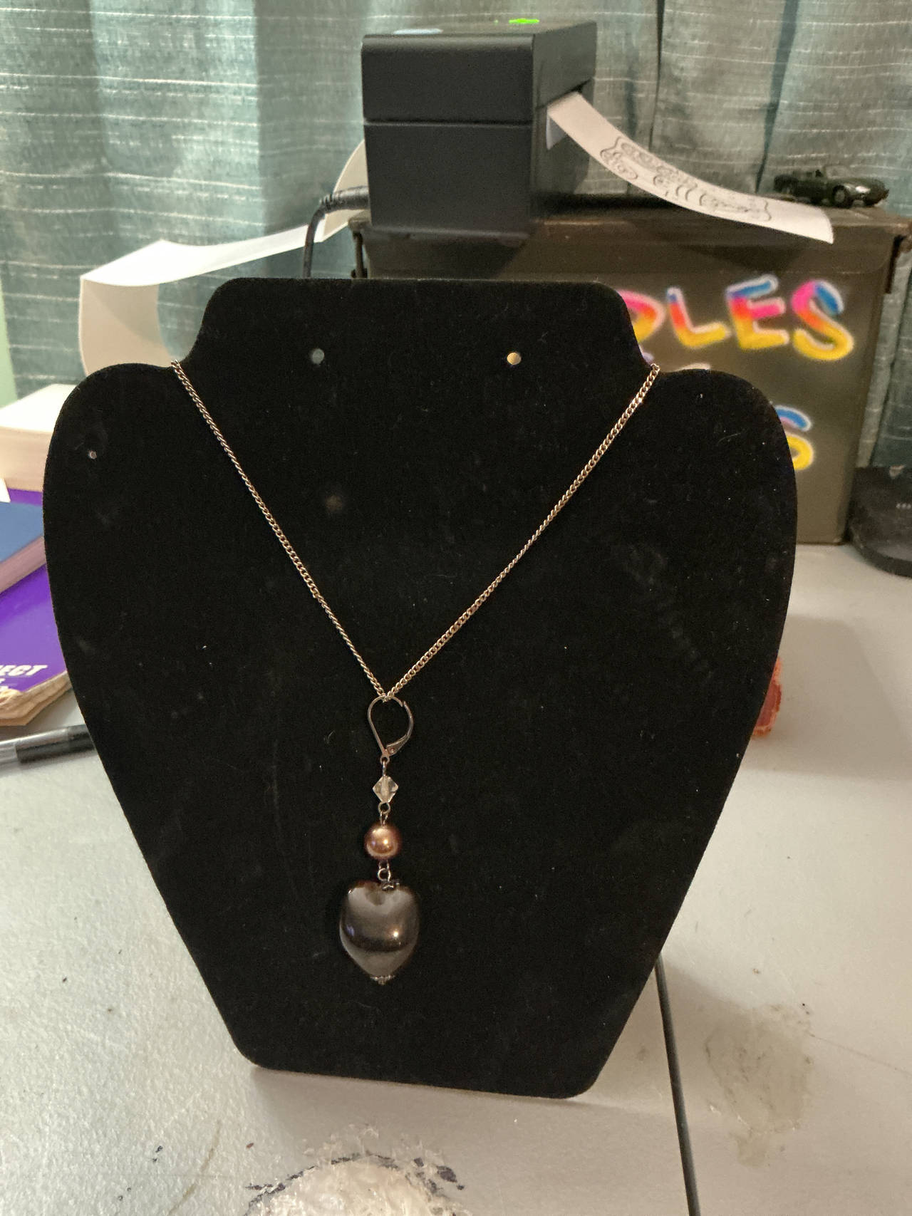 Handmade Heart Pendant Necklace