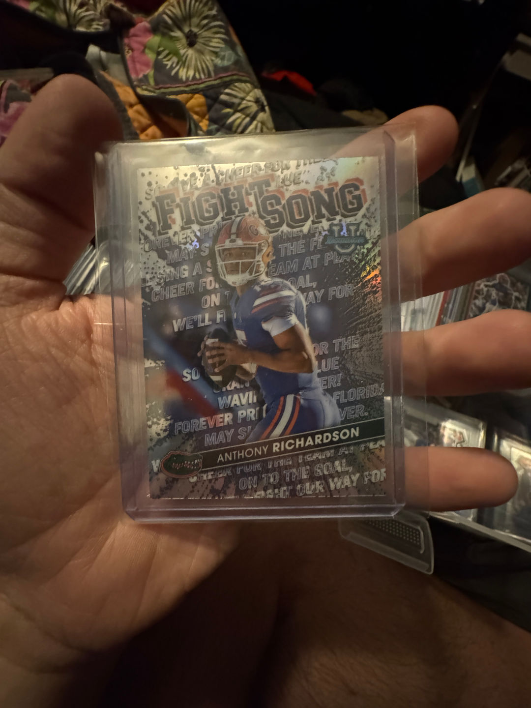 Anthony Richardson Fight Song Football Card