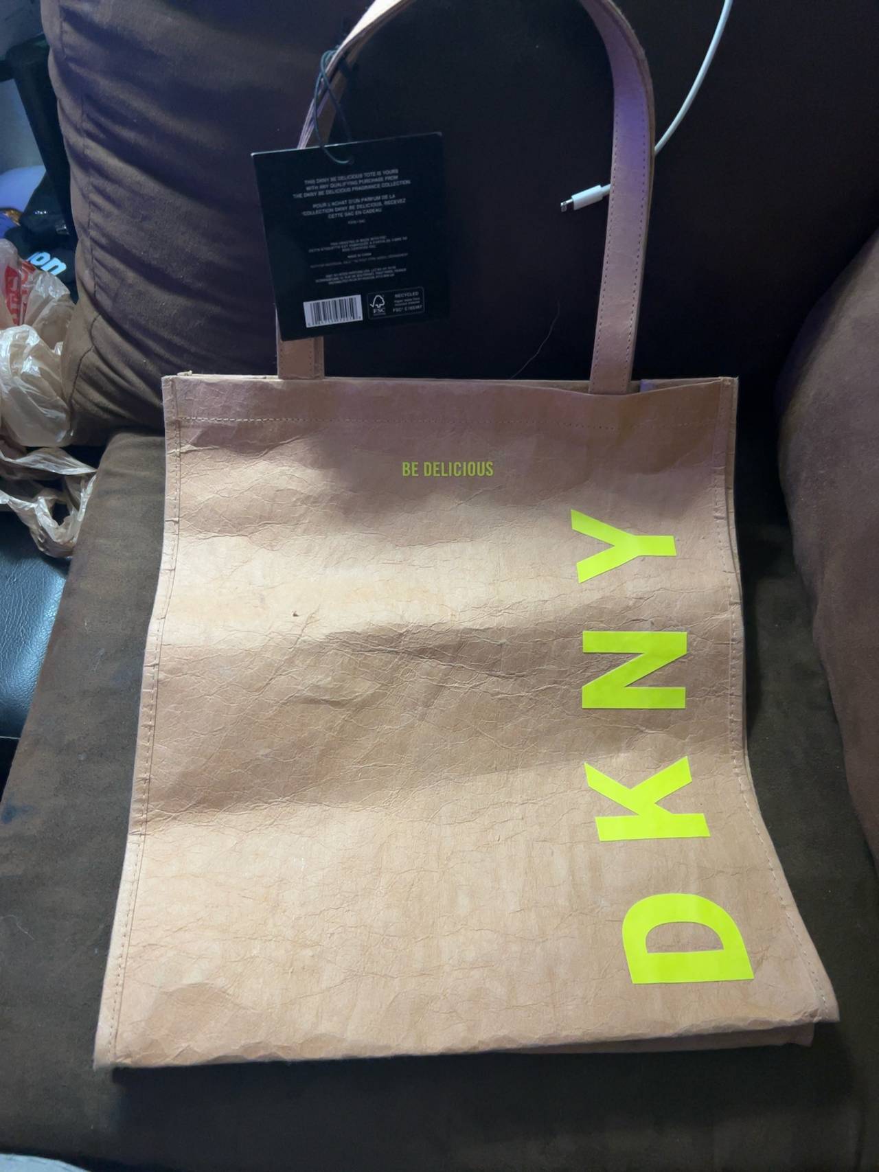DKNY Canvas Tote Bag