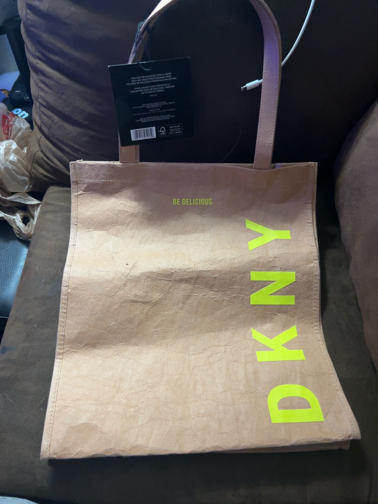 DKNY Canvas Tote Bag