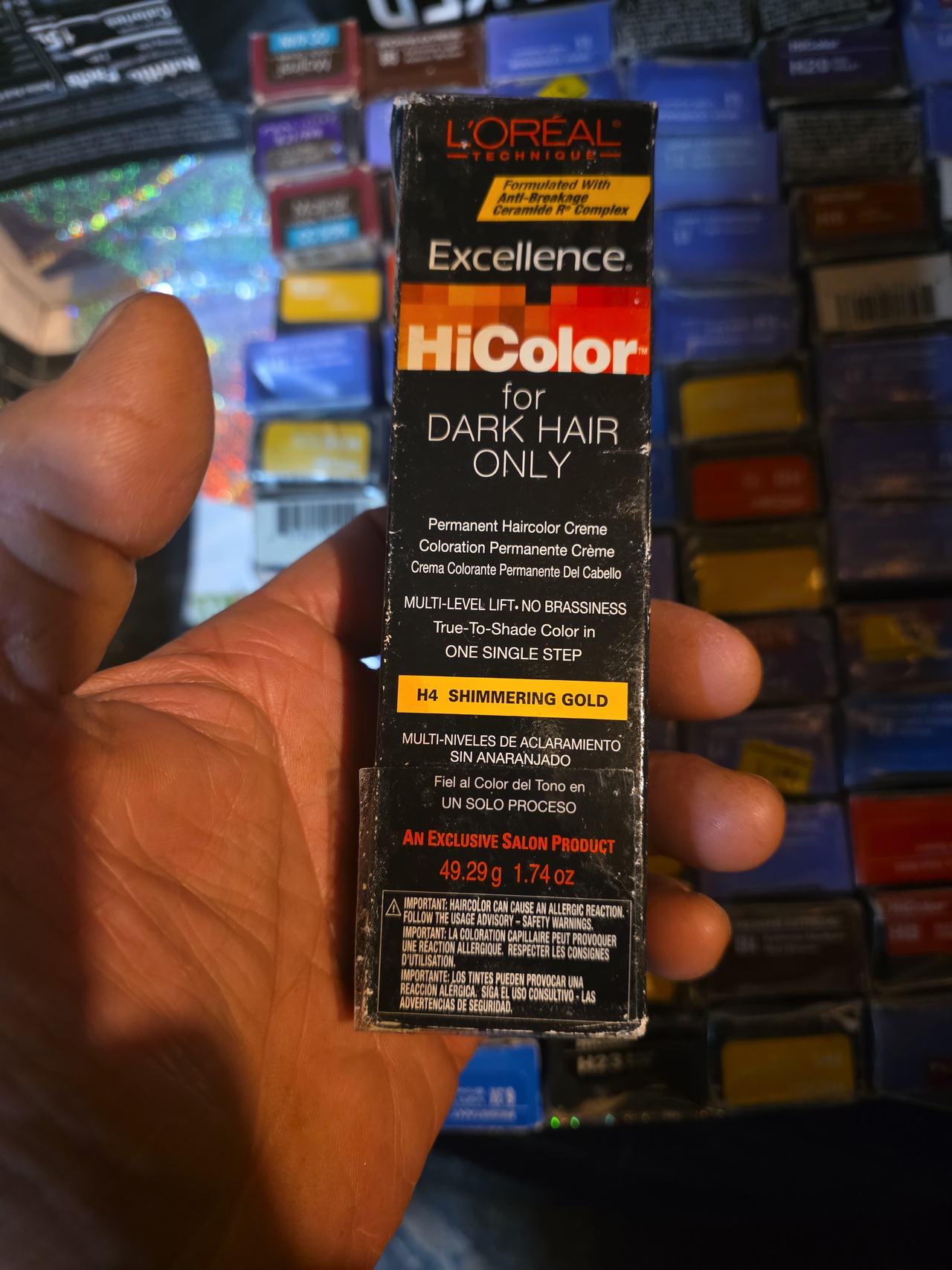 L'Oreal Excellence HiColor Shimmering Gold H4