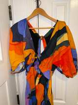 Mara Hoffman Lelia Multicolor Abstract Print Dress Size 2 - Image 4