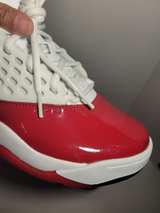 Air Jordan Maxin 200 White Gym Red sz 9 (Factory Defect As Is New) - Image 8