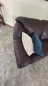 Brown Leather Sectional Sofa - Image 2