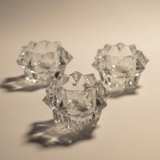 Indiana Glass Crystal Starburst Votive Candle Holders (Pair) - Image 3