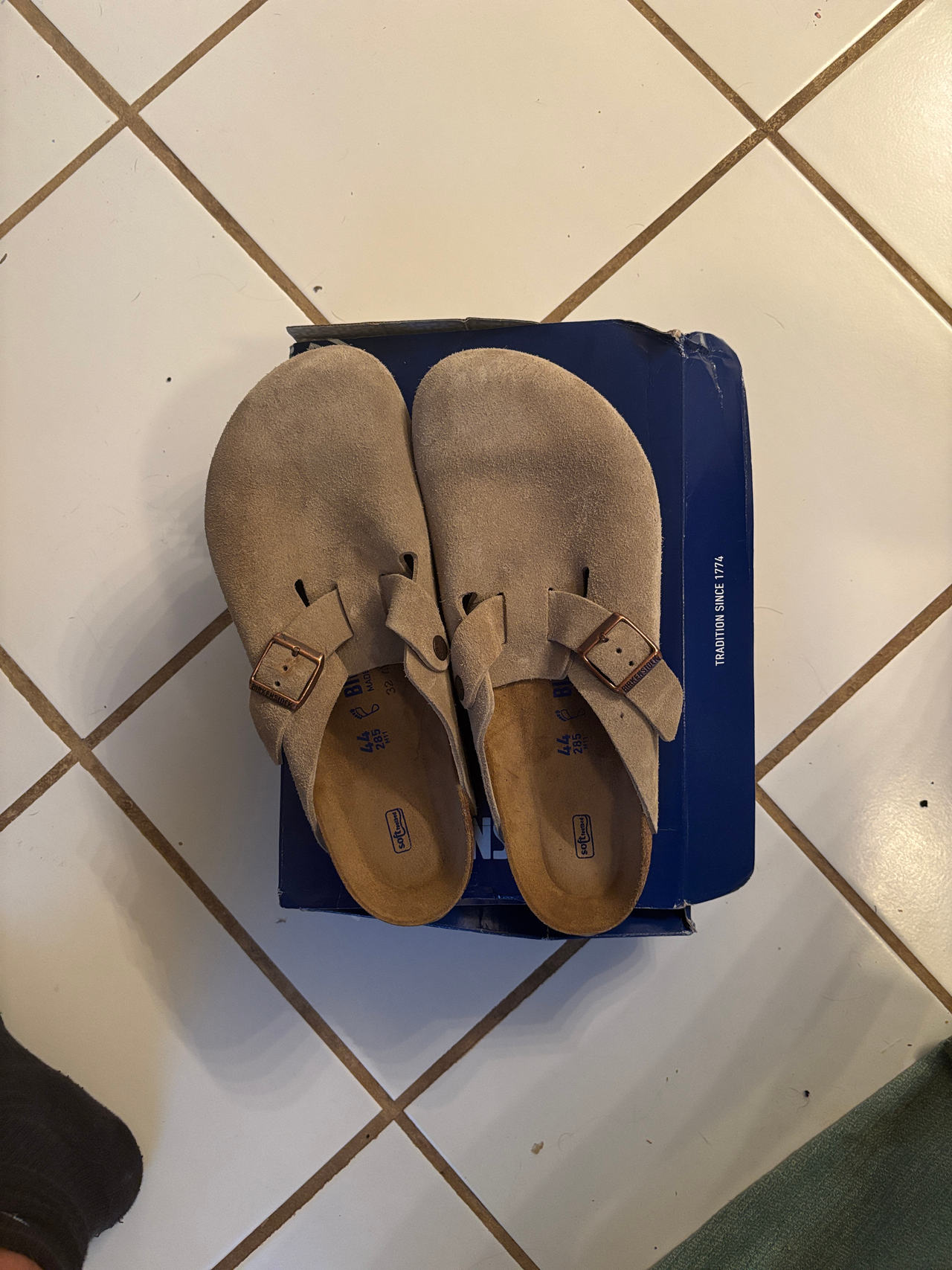 Birkenstock Boston Soft Footbed Suede Clogs