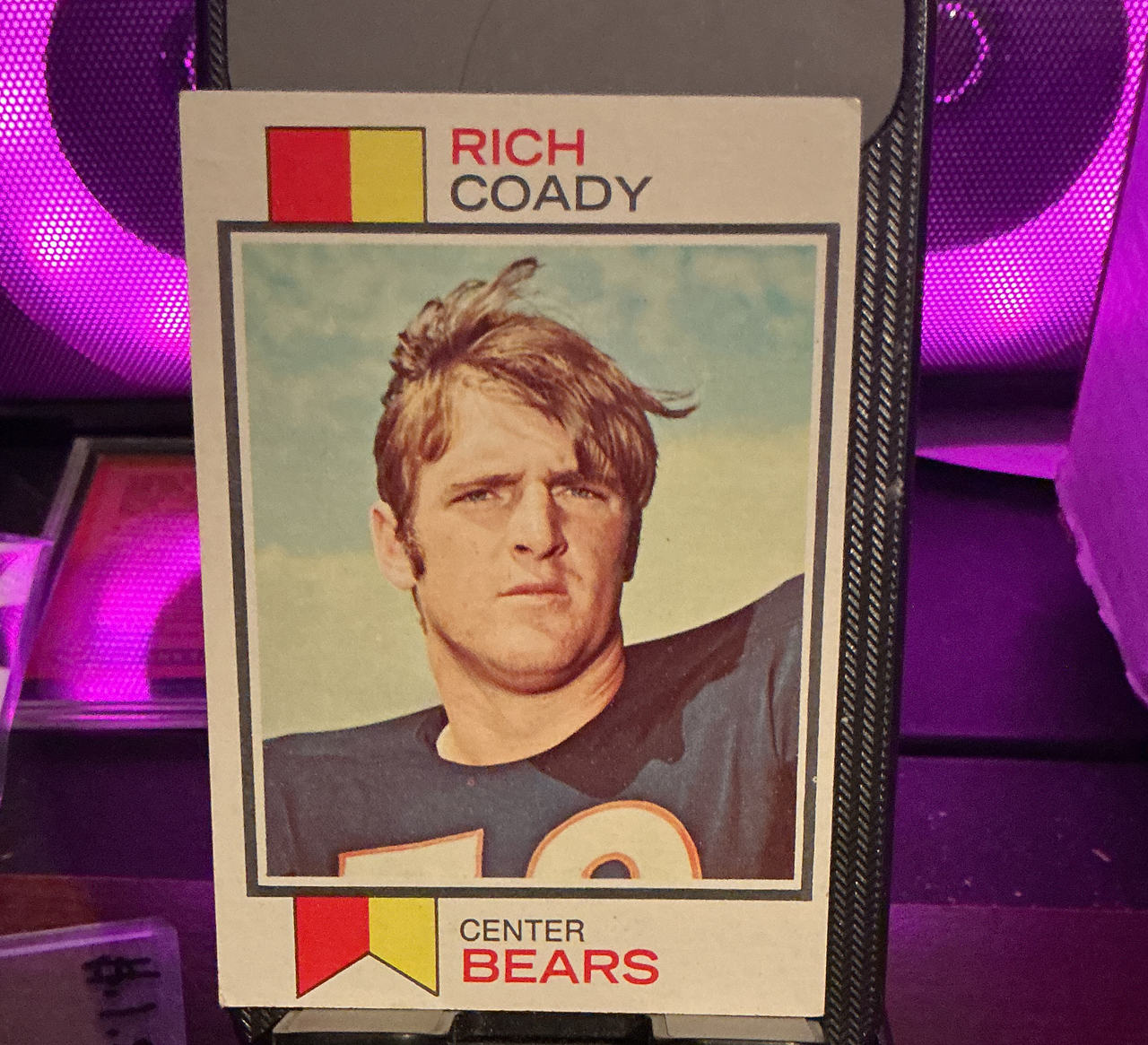 1974 Topps Rich Coady #314 Chicago Bears Football Card