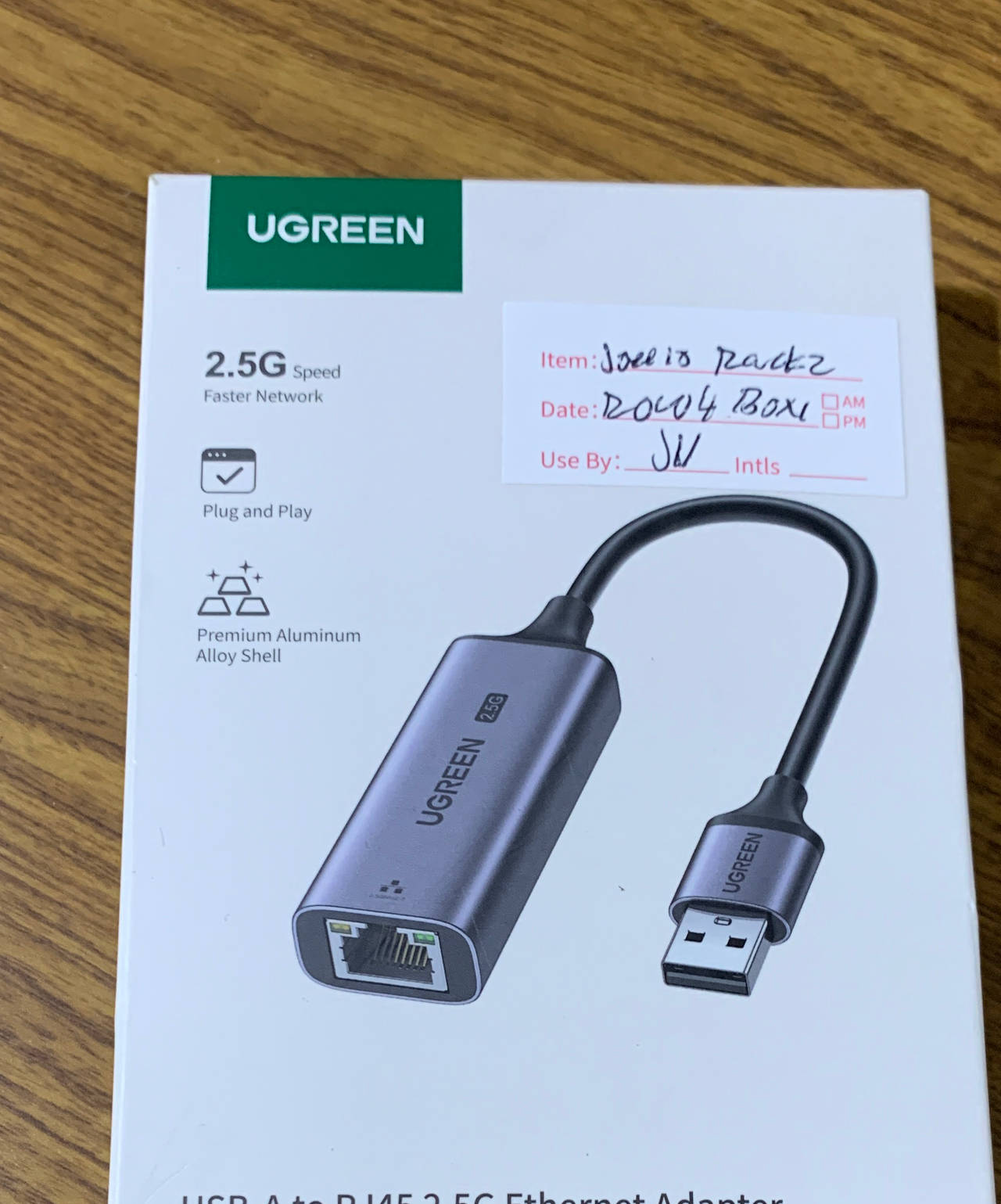 UGREEN USB-A to 2.5G Ethernet Adapter