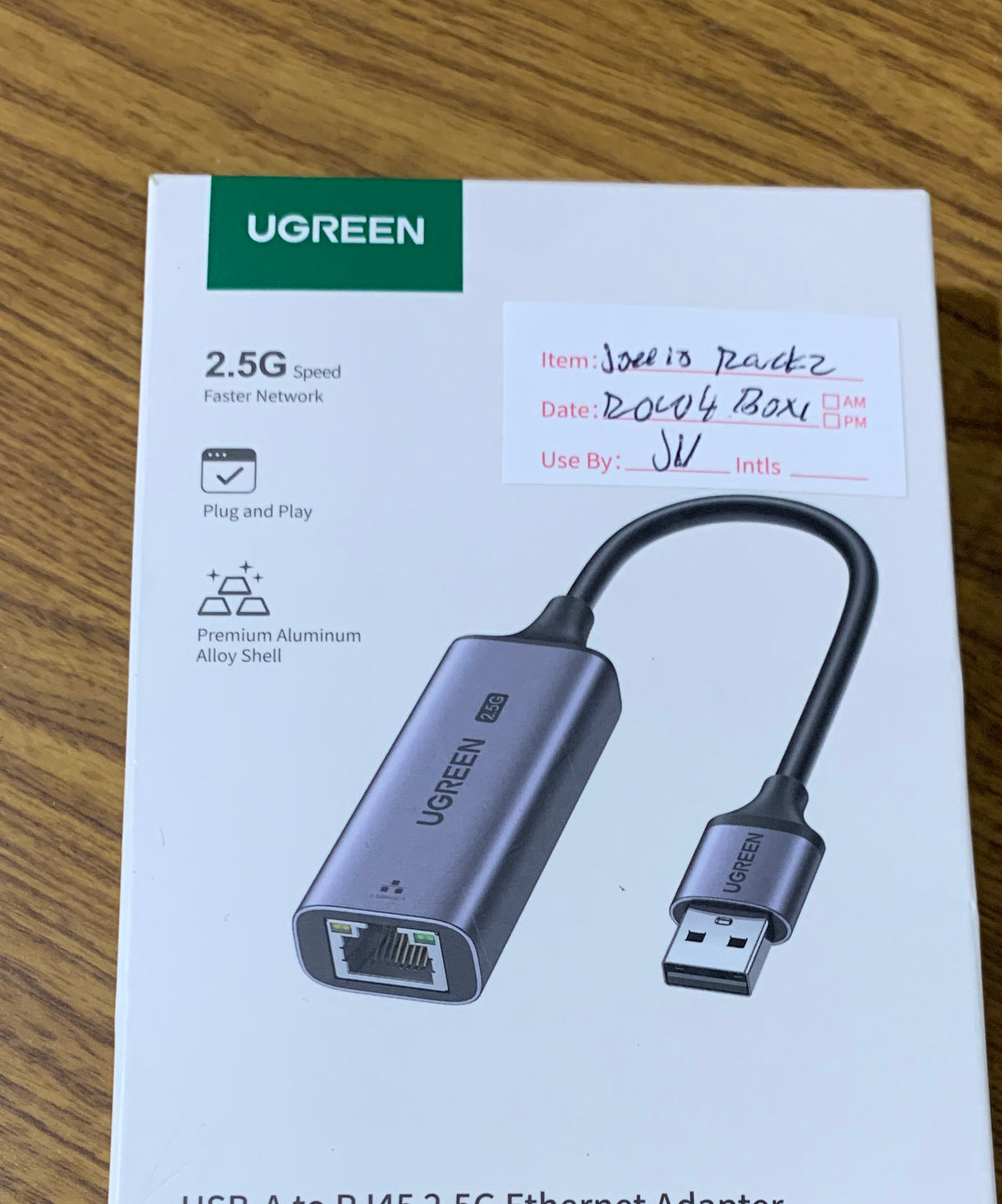 UGREEN USB-A to 2.5G Ethernet Adapter