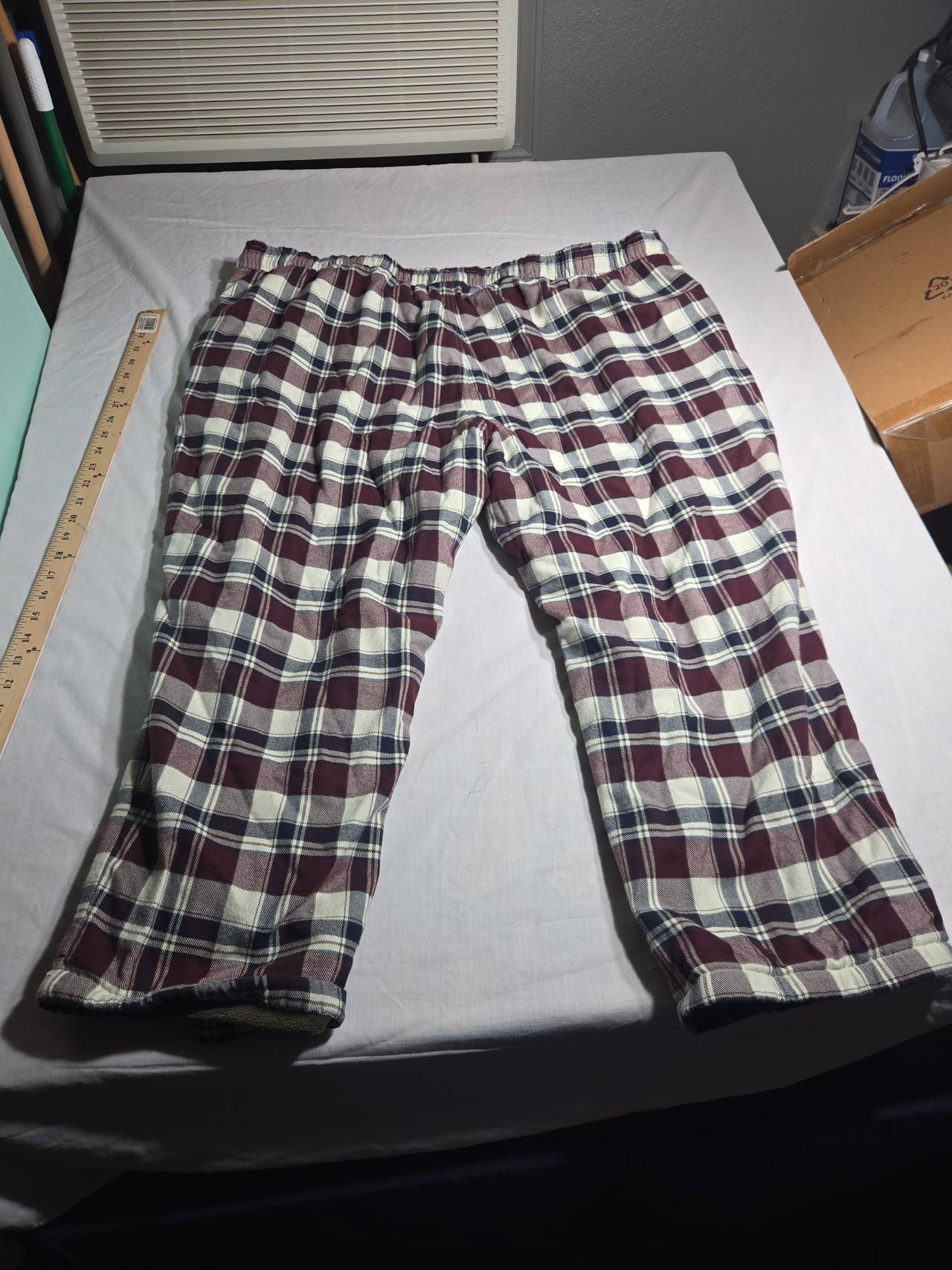 L.L.Bean Fleece-Lined Flannel Pajama Pants XXL