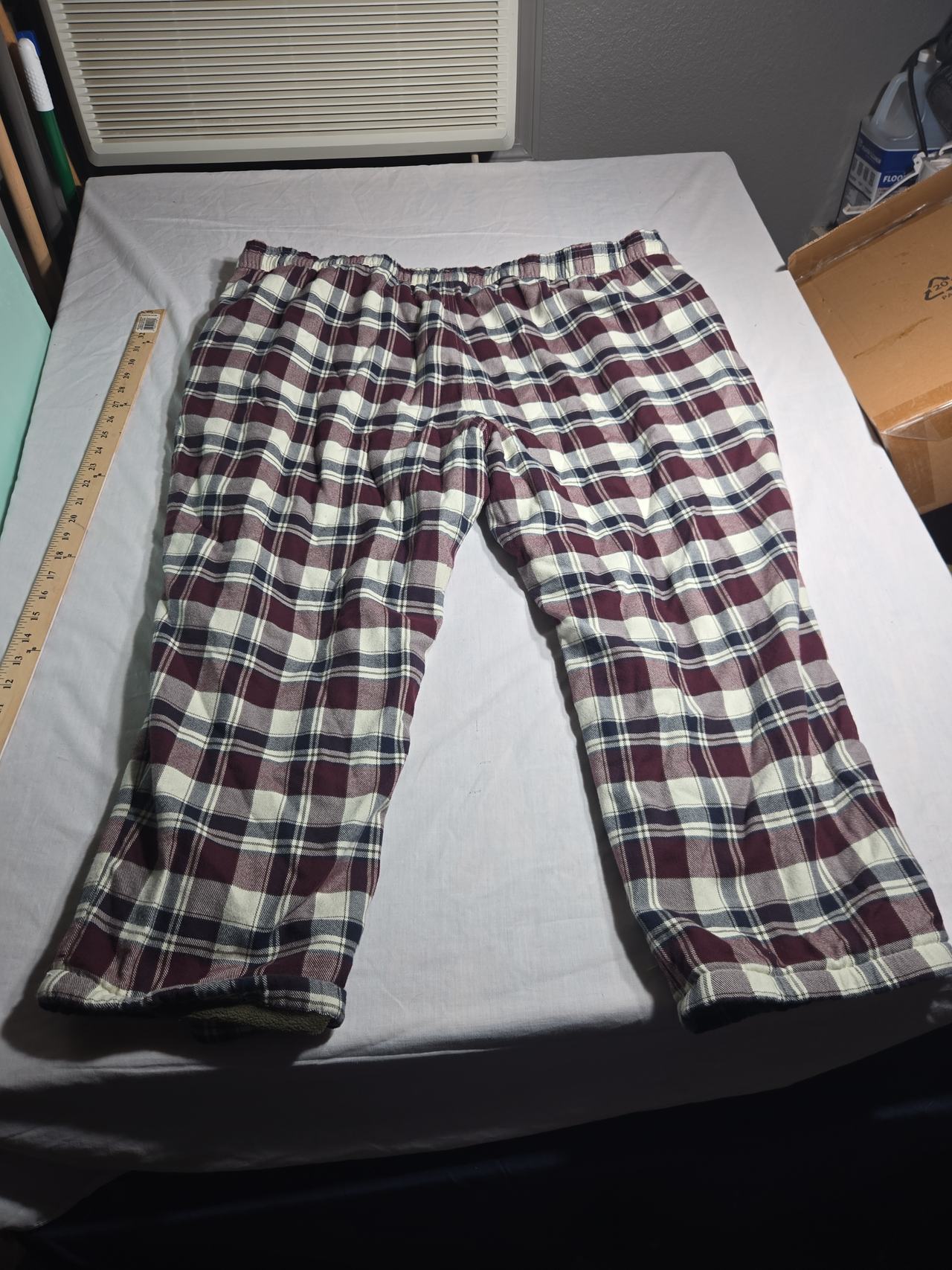 L.L.Bean Fleece-Lined Flannel Pajama Pants XXL