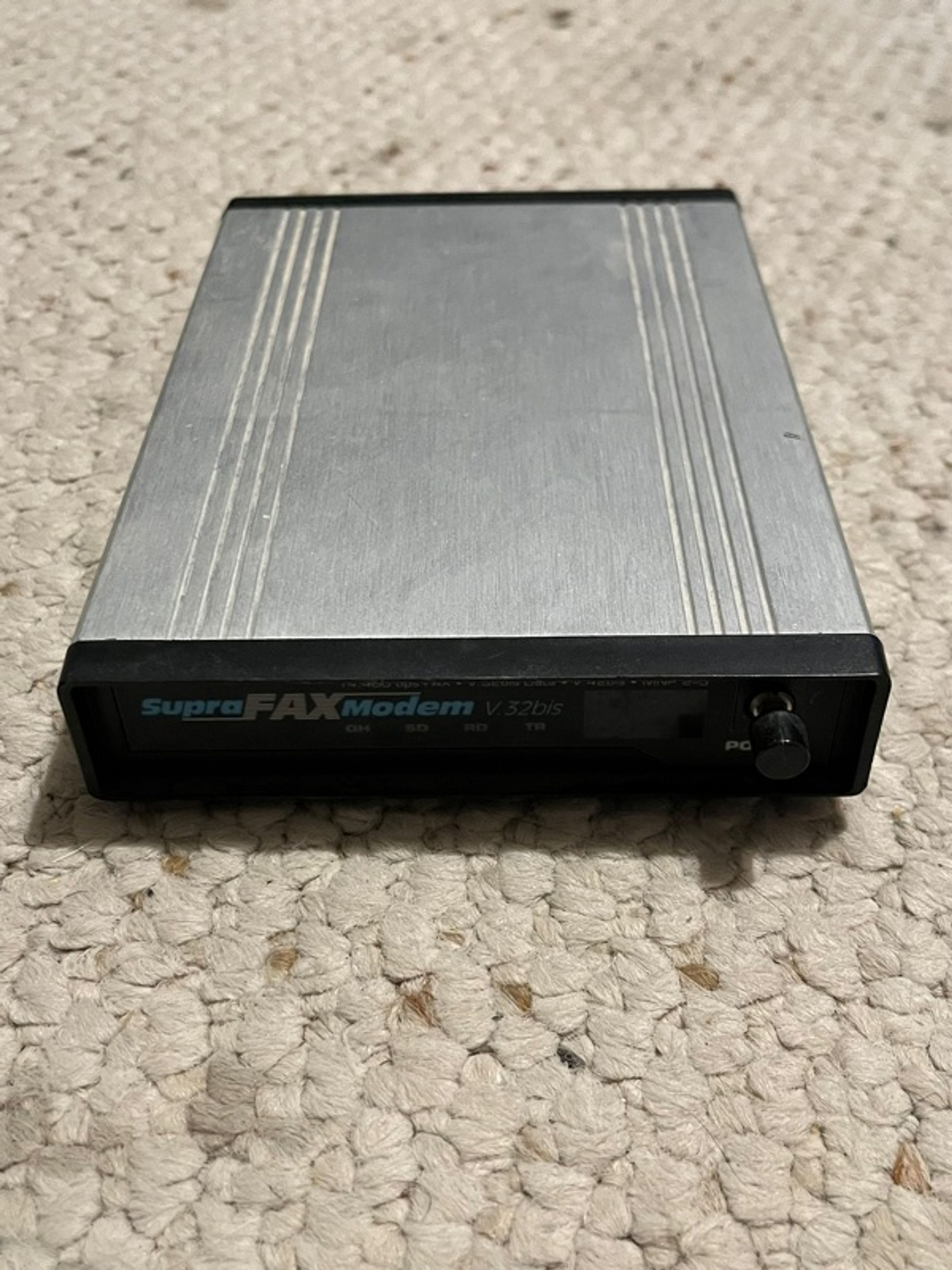 Supra FAX Modem 288 External Serial Modem