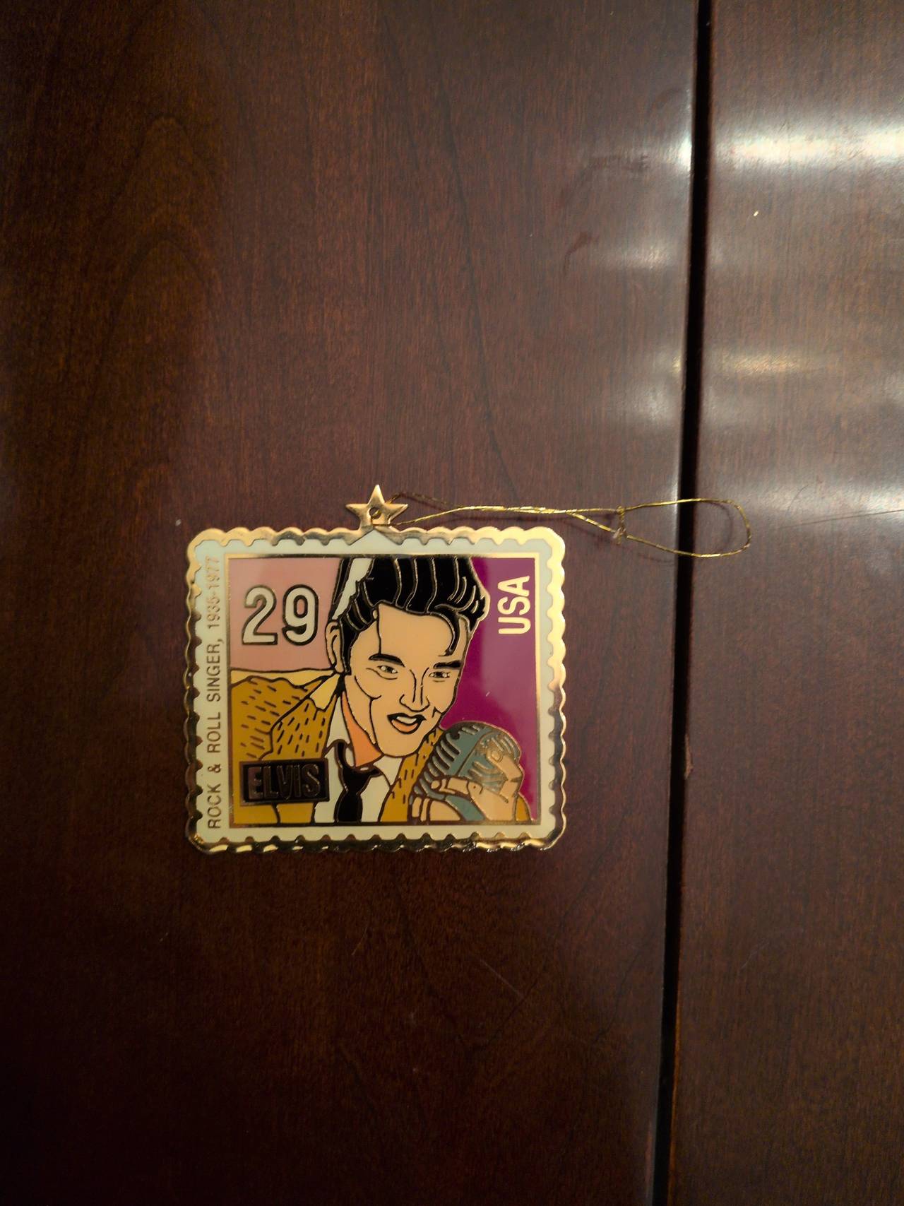 Elvis Presley 29 Cent Stamp Christmas Ornament