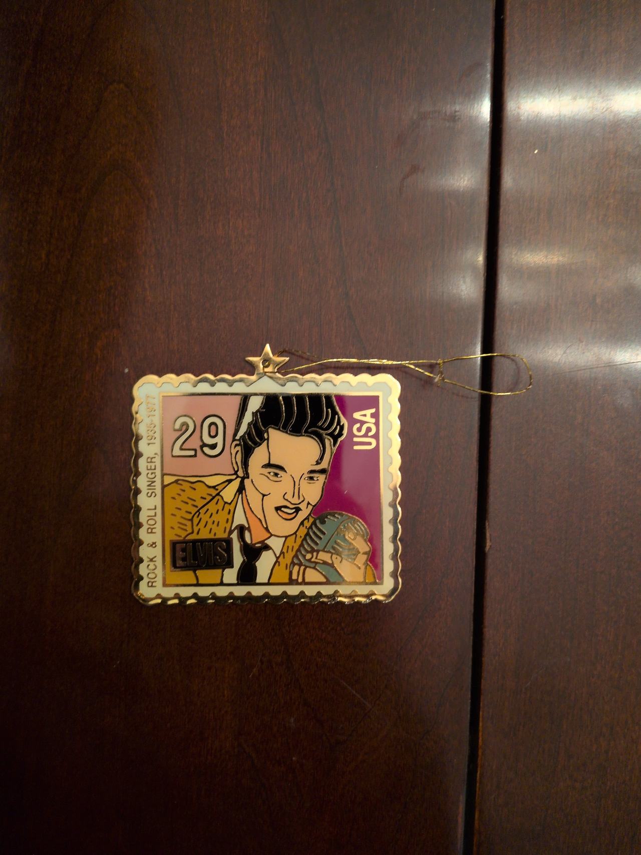 Elvis Presley 29 Cent Stamp Christmas Ornament
