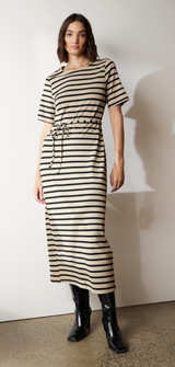 ATMOS & HERE Striped T-Shirt Dress Size 12 - Image 1