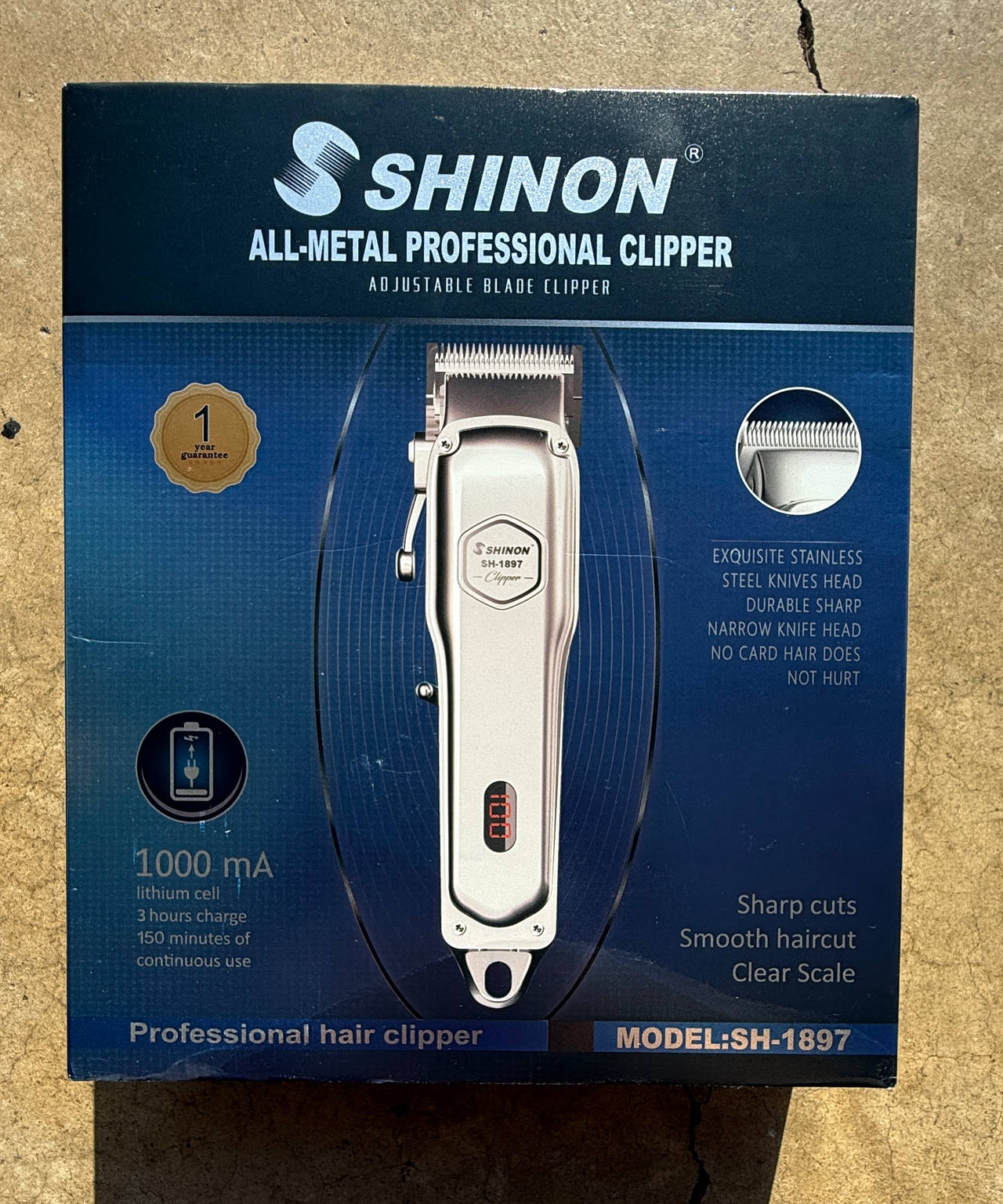 Shinon SH-1897 All-Metal Professional Clipper