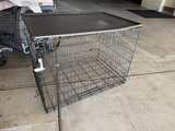 Top Paw 42” Double Door Folding Dog Crate with Divider Panel + Free Bed! - Image 4