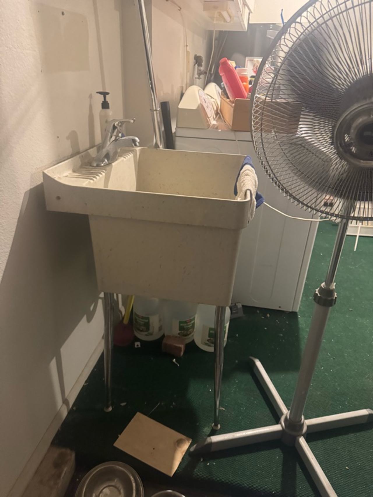 Mustee Utilatub Combo Laundry Sink White