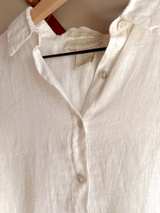 Cynthia Rowley 100% Linen Short Sleeve Shirt - Image 5