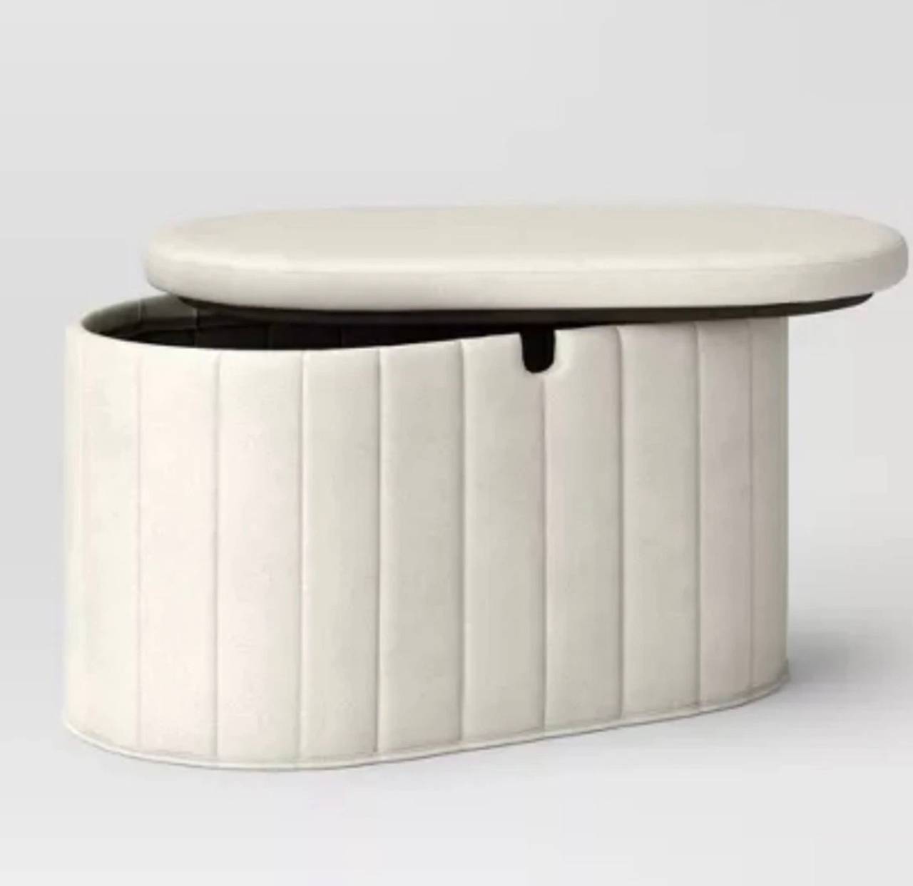 Studio McGee for Threshold Channel Tufted Storage Ottoman