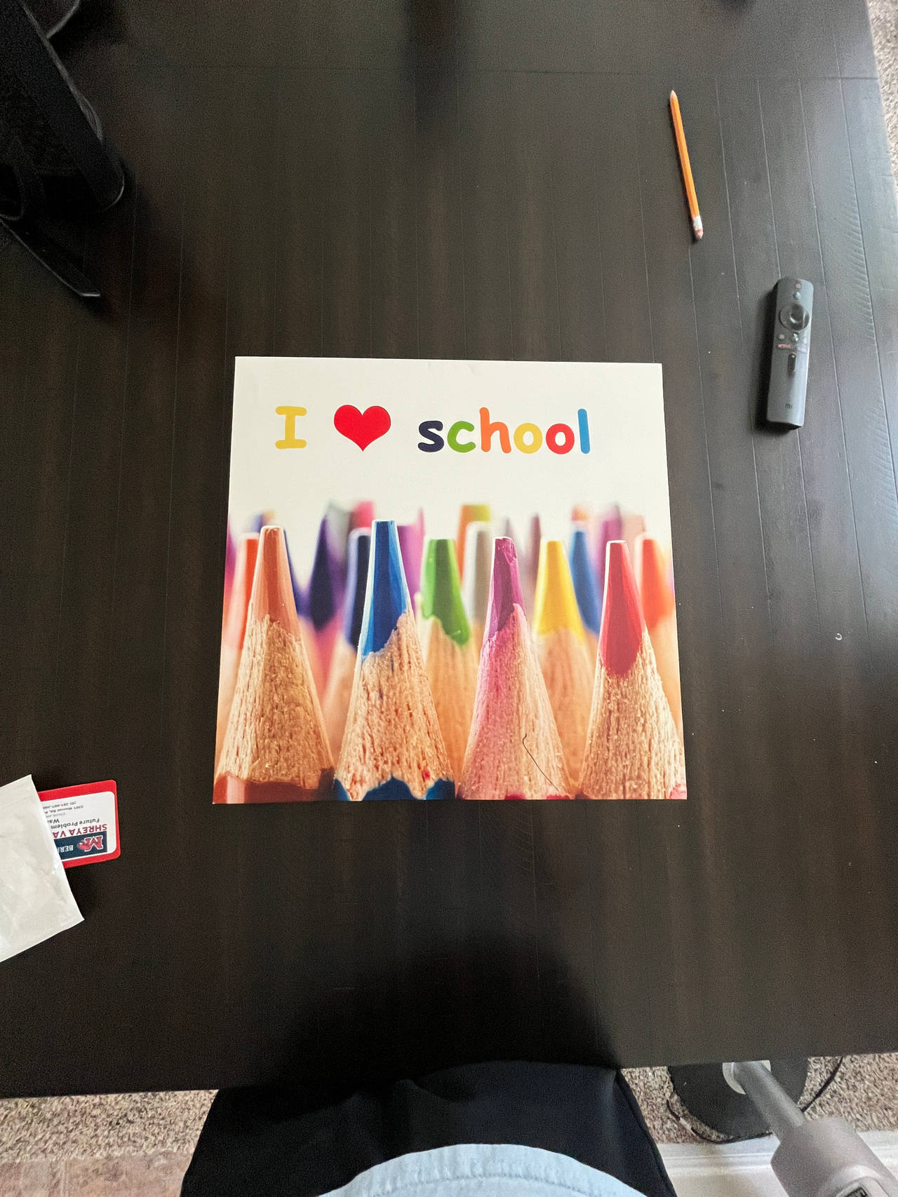 I Love School Poster
