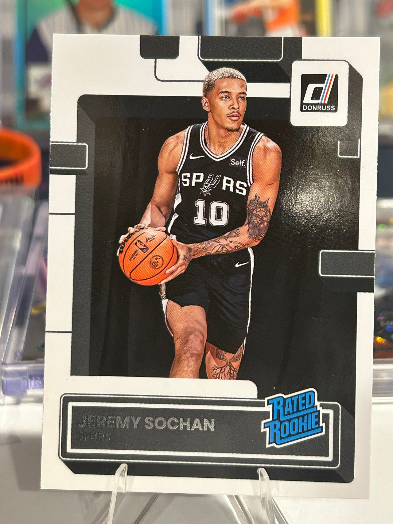 Donruss Rated Rookie Jeremy Sochan Basketball Card