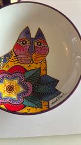 Laurel Burch Fantastic Felines Ceramic Bowl - Image 3