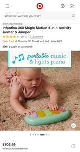 NEW Infantino Magic Motion Activity Jumper - Image 4