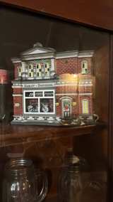Vintage Wooden China Cabinet Hutch - Image 6