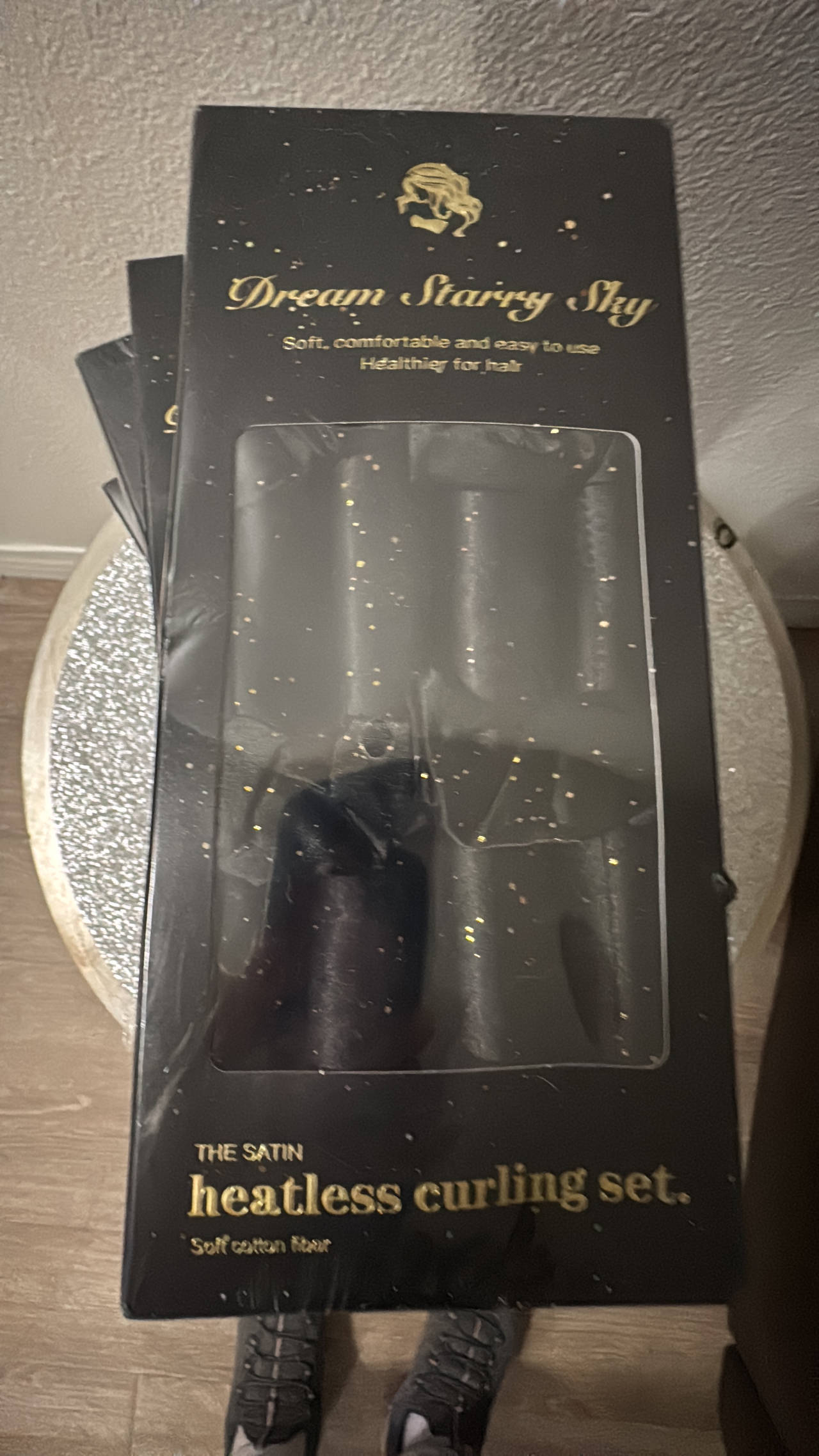 Dream Starry Sky Satin Heatless Curling Set