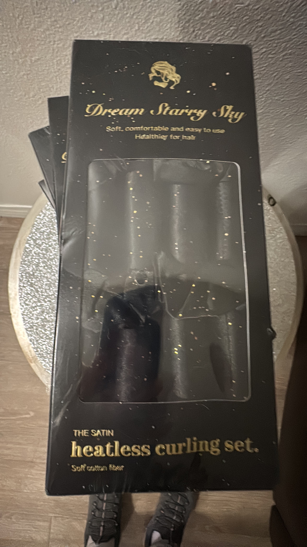 Dream Starry Sky Satin Heatless Curling Set