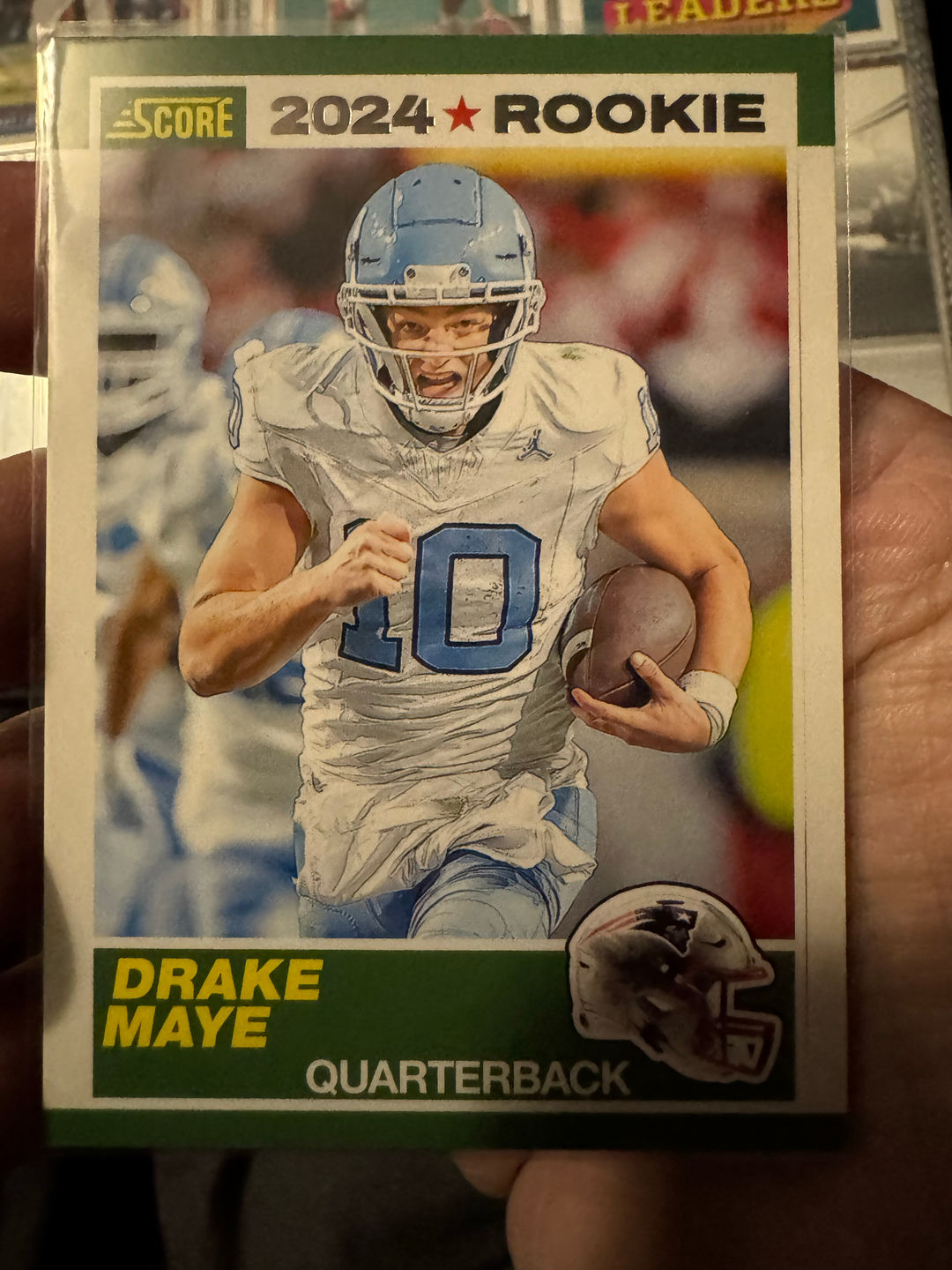 2024 Score Drake Maye Rookie Card