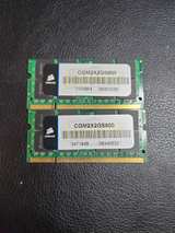 x2 Corsair Gaming Memory 2GB DDR2 SODIMM Laptop RAM - Image 3