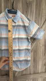 Wrangler Boys' Short Sleeve Striped Button-Down Shirt size 8 dress casual - Image 4