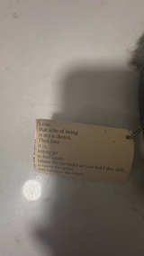 Vintage Porcelain Doll Head with Purple Bonnet - Image 3