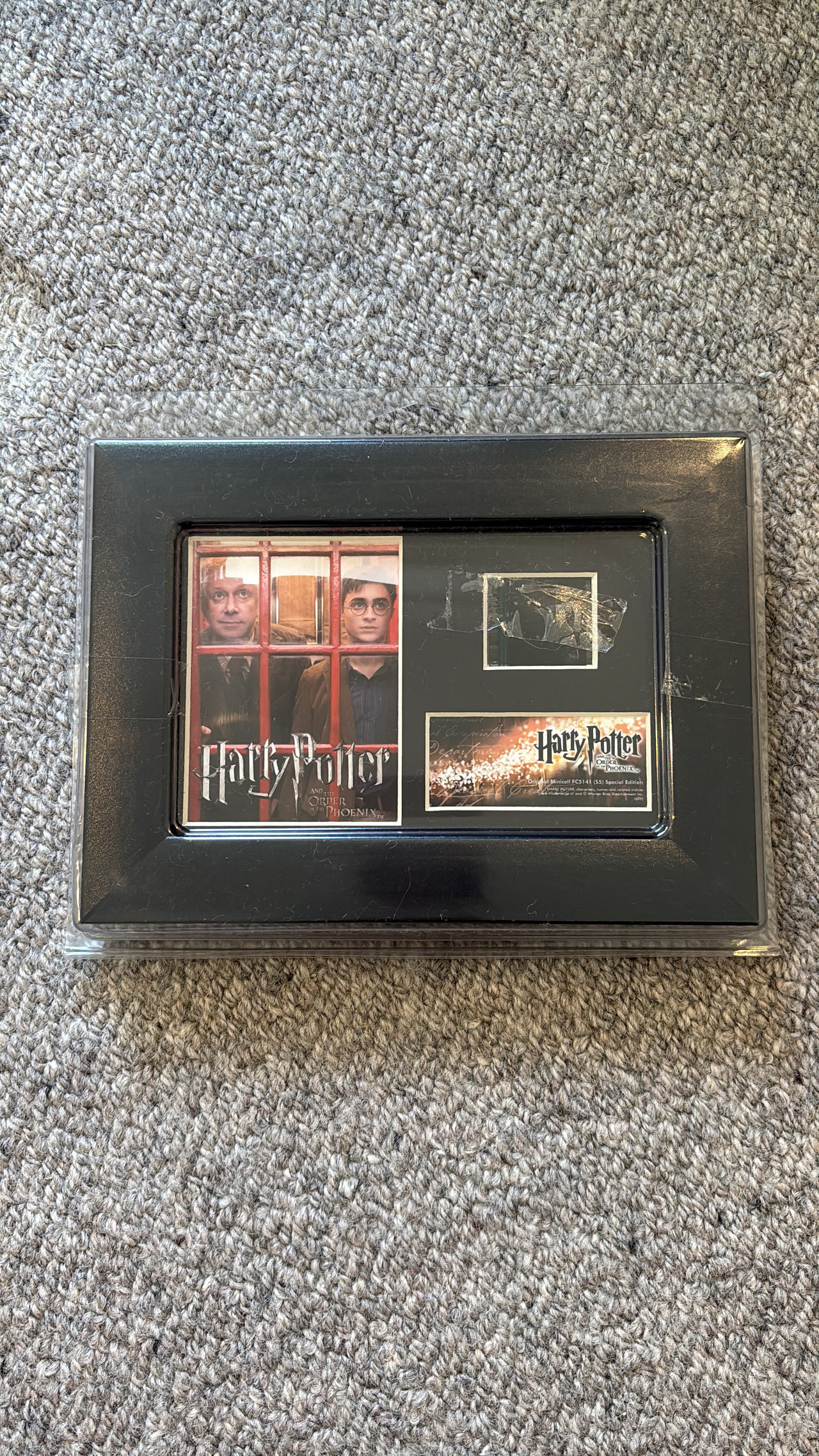 Harry Potter Film Cell Display
