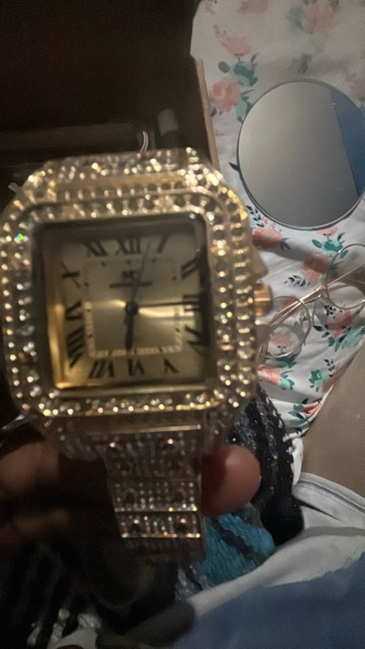 Square Diamond Watch