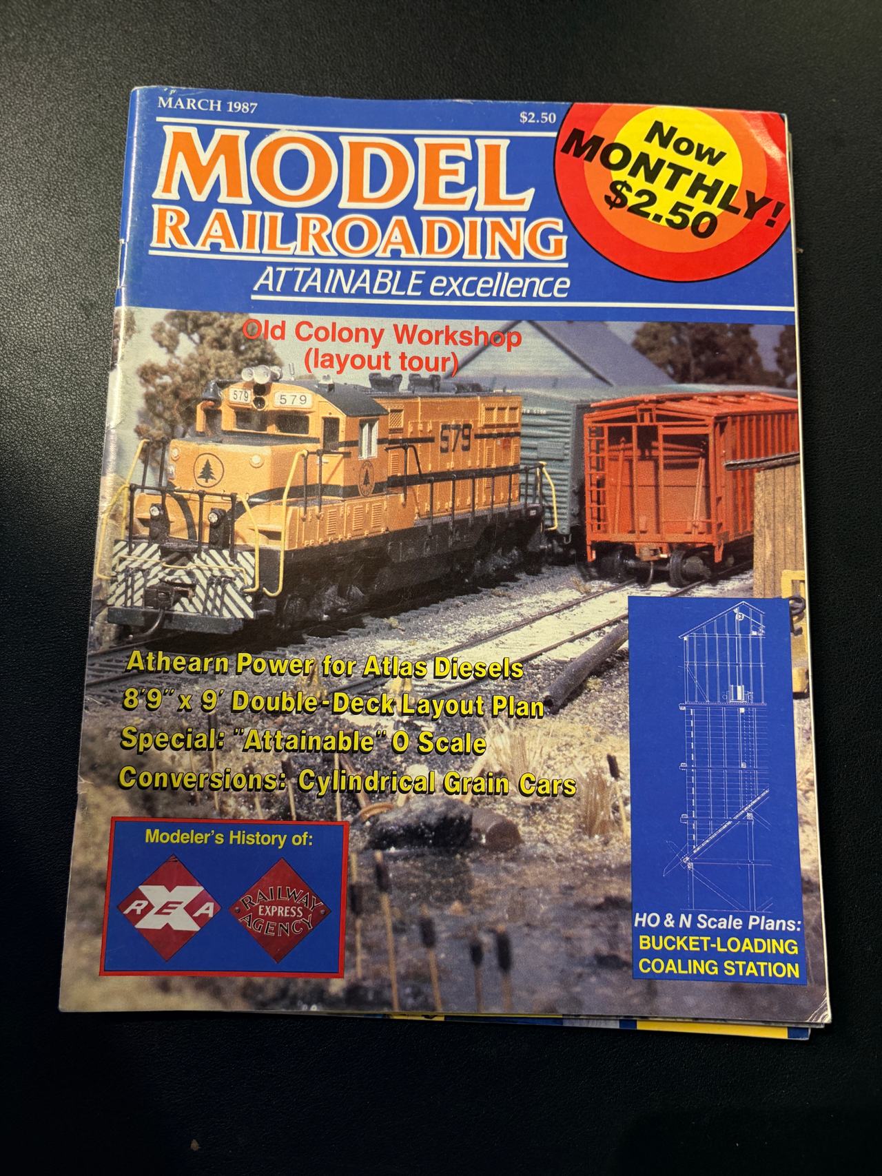 Model Railroading Magazine March 1987 Issue