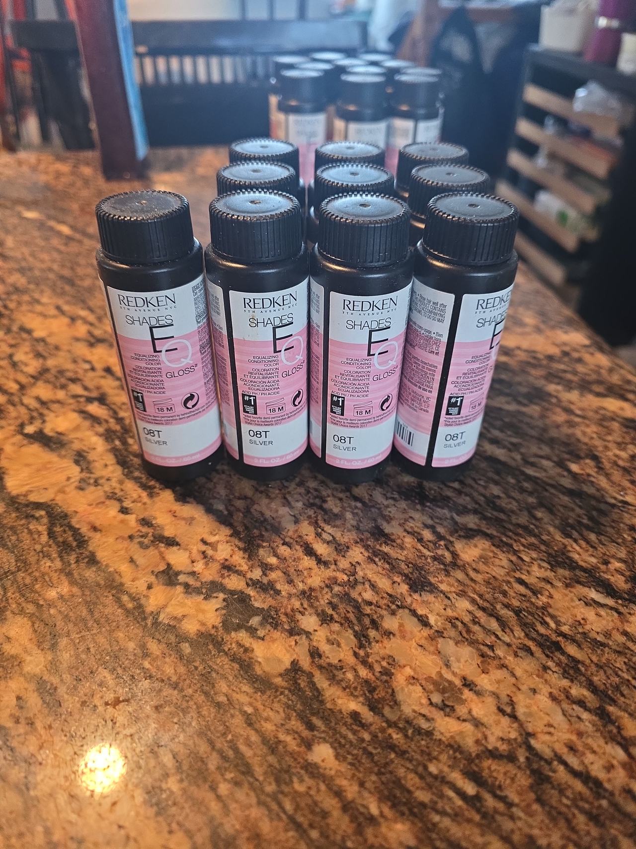 10 pcs Redken Shades EQ Gloss 08T Silver