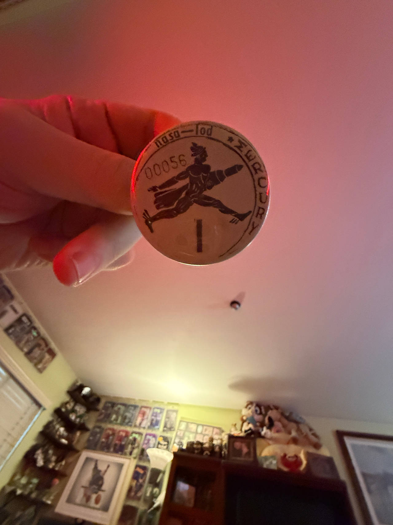 NASA Project Mercury Mission Button