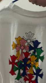 Chrome Hearts Triple Cross Pocket T-Shirt White - Image 2