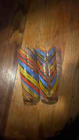 Libbey Vintage Multi-Color Stripe Highball Glasses - Image 2