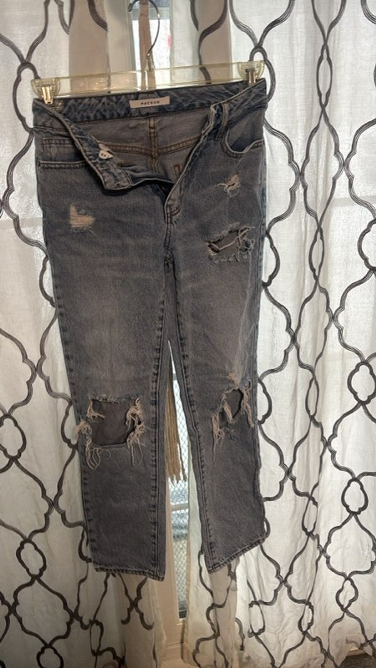 PacSun Distressed Mom Jeans