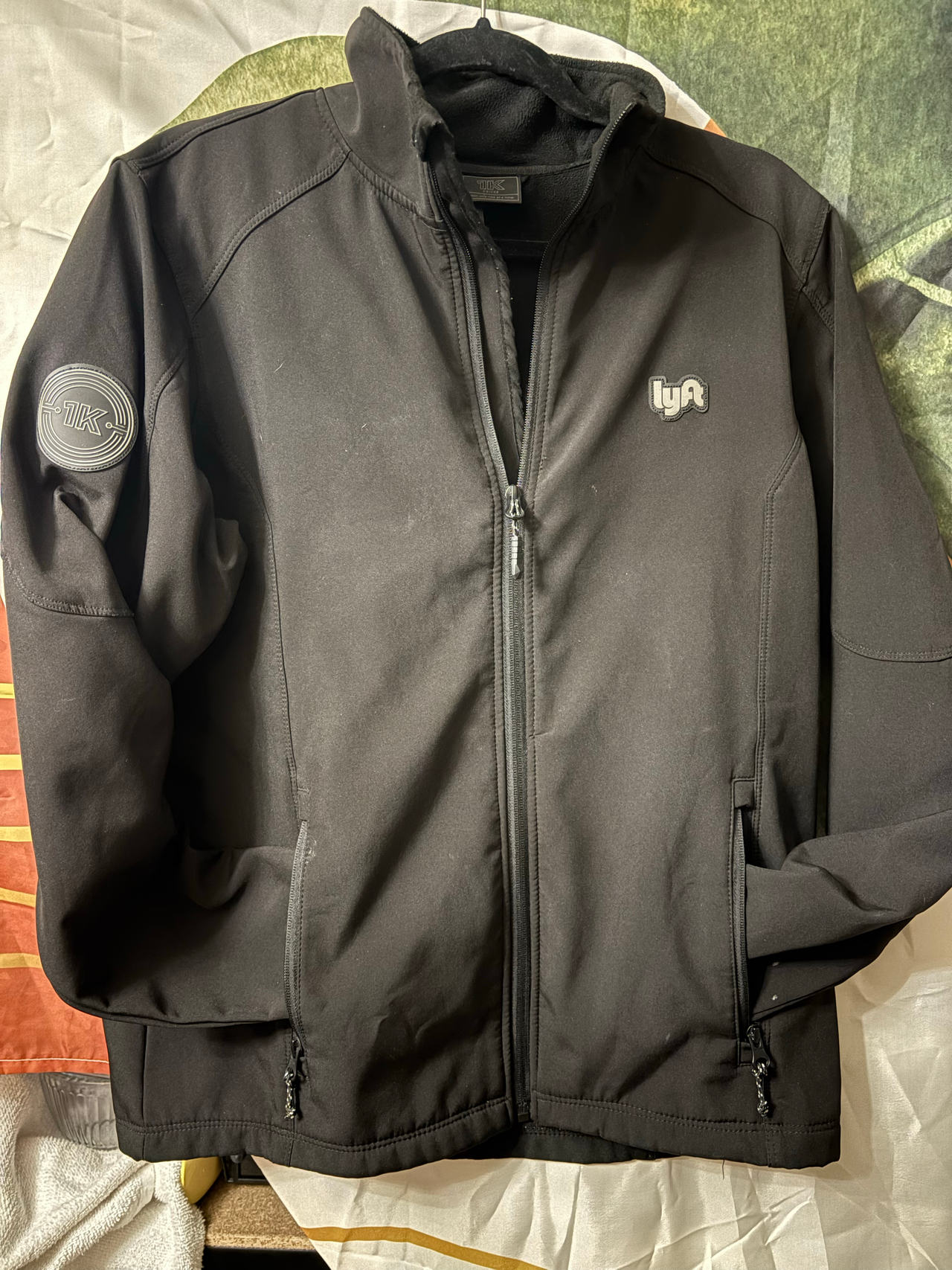 Lyft 1K Driver Milestone Softshell Jacket size Small