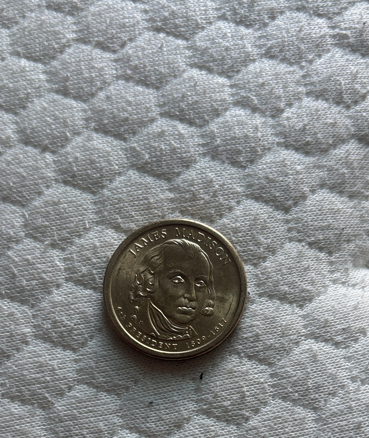 James Madison Presidential $1 Coin