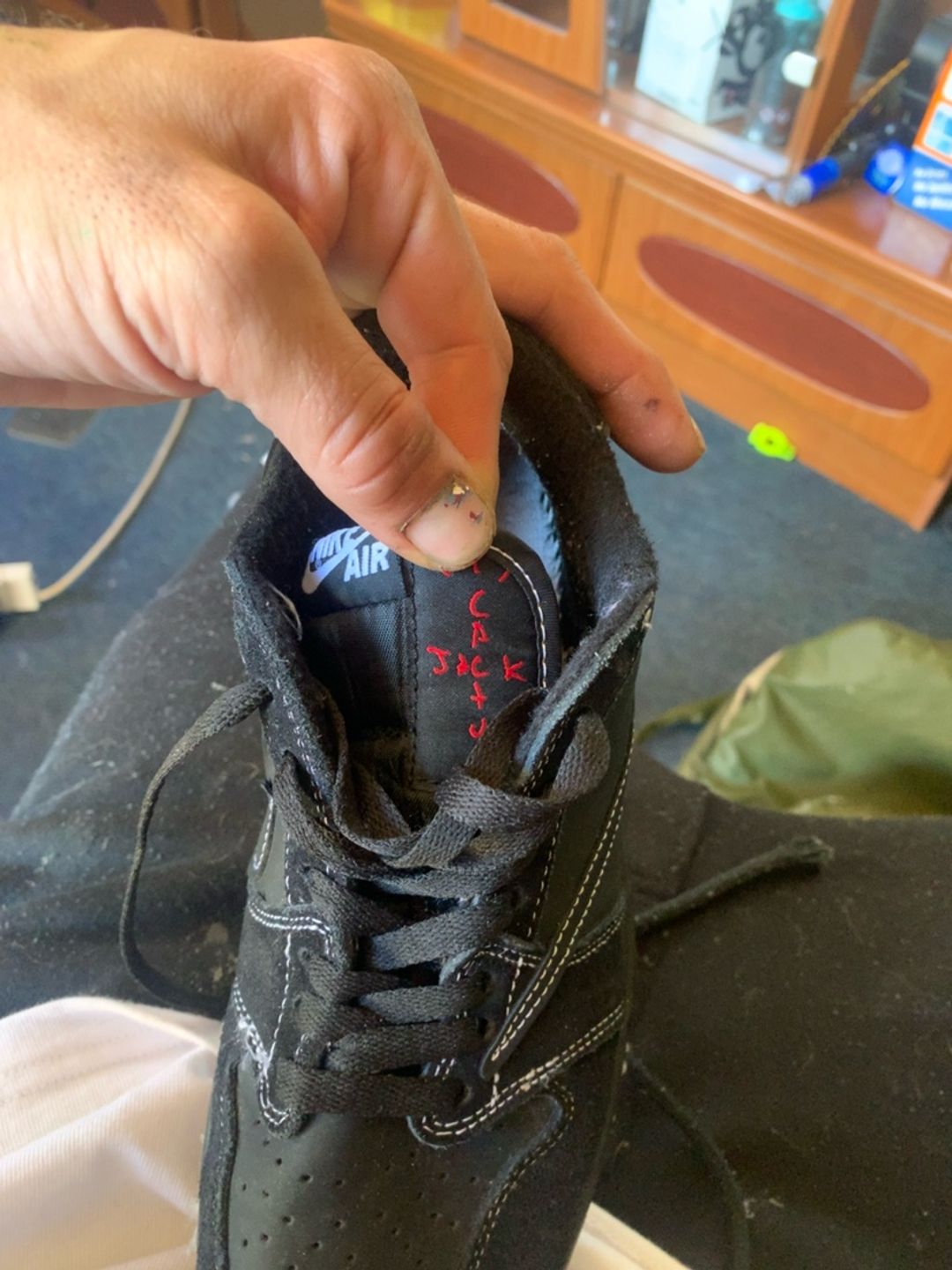 Nike Air Jordan 1 Low Travis Scott Black Phantom