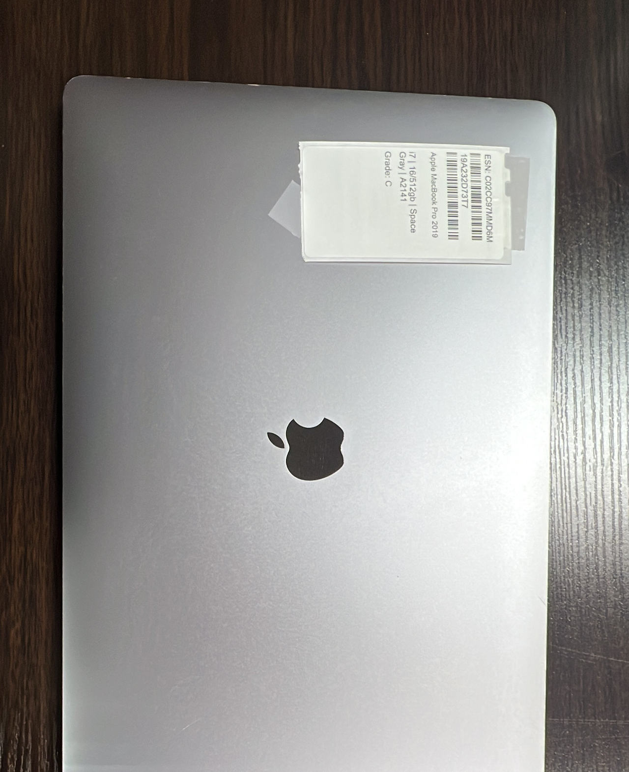 Apple MacBook Pro 16-inch 2019 i7 16GB 512GB Space Gray