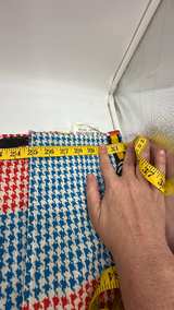 Vintage Peanuts Snoopy Charlie Brown Houndstooth Sheet Set & Curtains - Image 2