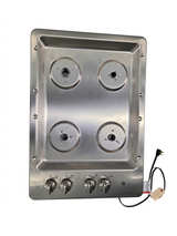 GE 30" Gas Cooktop with 4 Burners - Stainless Steel - Image 4