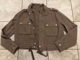 Blank NYC Cropped Military Utility Jacket - Image 1